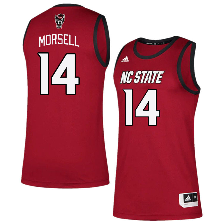 Men #14 Casey Morsell NC State Wolfpack College Basketball Jerseys Stitched Sale-Red - Click Image to Close